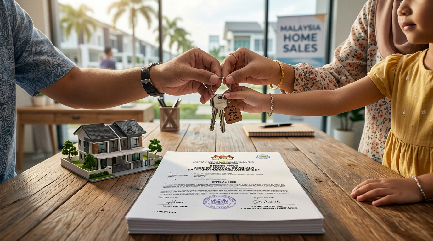 Panduan Lengkap Pindah Milik Rumah Kasih Sayang (Love & Affection Transfer) & Hibah Hartanah 2026: Prosedur Borang 14A, Pengecualian Duti Setem, Kos Guaman & Status Rumah Masih Berhutang